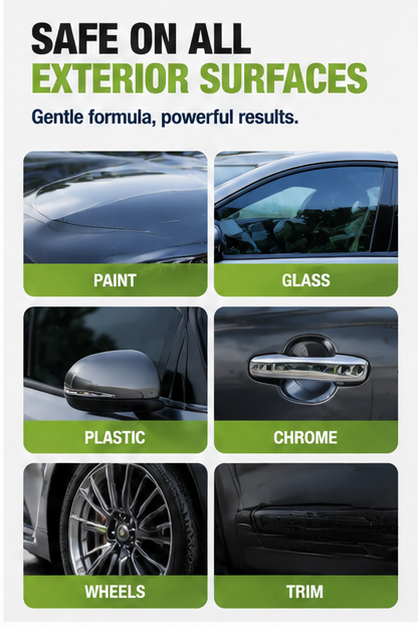 Waterless Car Wash Spray – No Rinse Car Cleaner & Shine Detailer, Quick Auto Cleaning Solution
